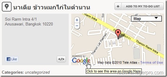 powered by Google maps