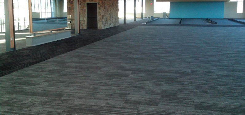 Floor carpet for fitness area